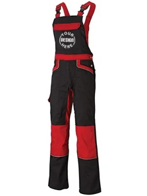 DuraPro Red Black Workwear Dungaree