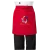 Smart Serve Waist Apron Red