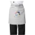 Smart Serve Waist Apron White