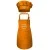 Crisp Chef Apron & Hat Set Orange