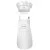 Crisp Chef Apron & Hat Set White