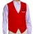 Personalized Waiter Waist Coat Red