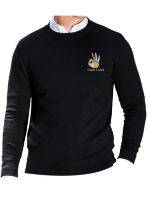 Black Core Corporate Pullover