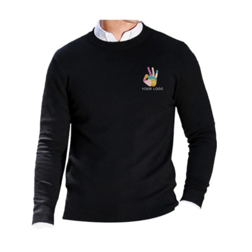 Black Core Corporate Pullover
