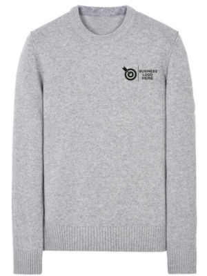 Grey Core Corporate Pullover