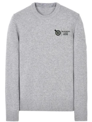 Grey Core Corporate Pullover