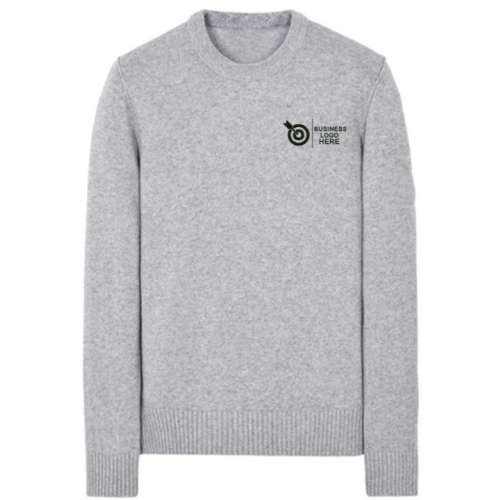 Grey Core Corporate Pullover