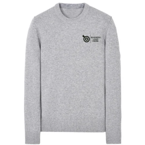 Grey Core Corporate Pullover