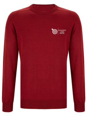 Red Core Corporate Pullover