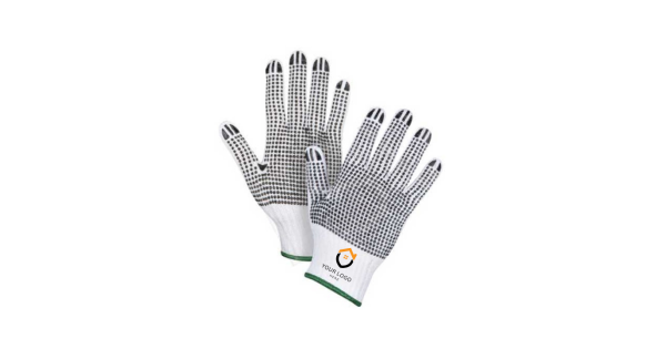 Dotted Safety Gloves Online with Custom Logo India