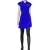 LuxeWrap Spa Tunic Royal Blue
