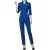 Wrap Style Workwear Set  Royal Blue