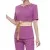BeltedEase Uniform Suit  Purple