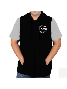 Sleeveless Sweat Jacket