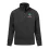 Customized Half Zipper Black Sweatshirt