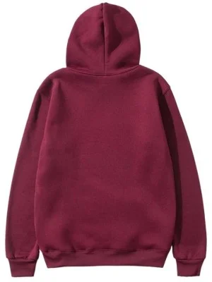 Customised Maroon Hoodie Customised Maroon Hoodie