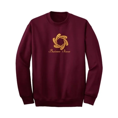 Round Neck Maroon Sweatshirt