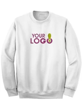 White Crew Neck Sweatshirt
