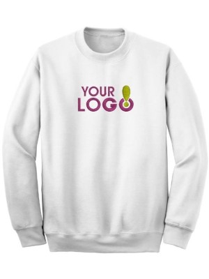 White Crew Neck Sweatshirt