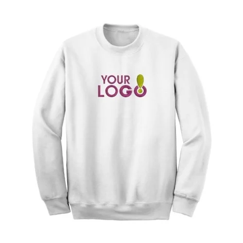 White Crew Neck Sweatshirt