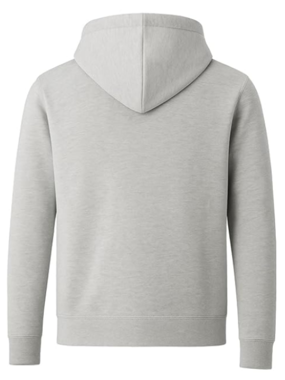 Personalized Full Zipper Hoodie Gray