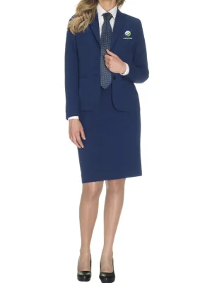 Blue Coat And Skirt Uniform