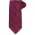 Executive Striped Tie Red And Blue