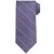 Executive Striped Tie Purple And White