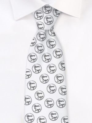 All Over Logo Customized Tie All Over Logo Customized Tie