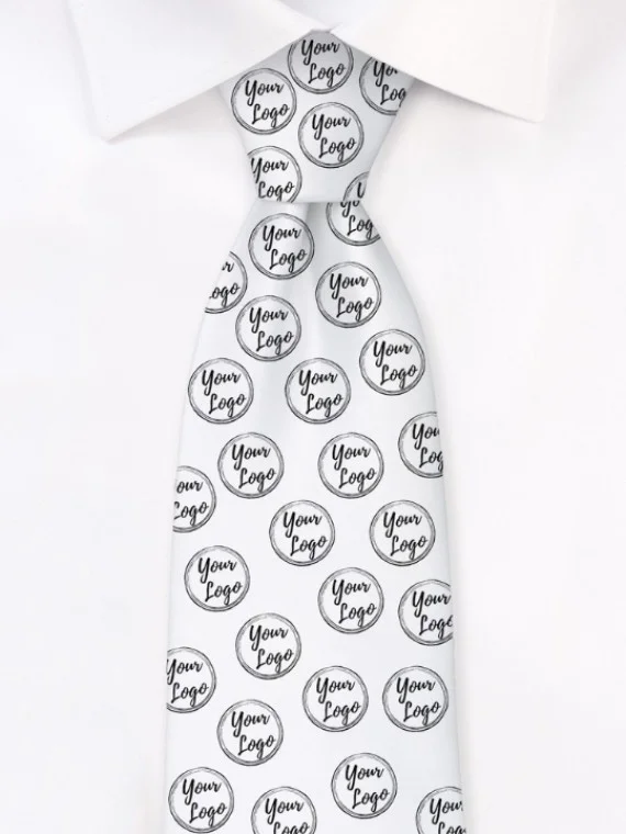 All Over Logo Customized Tie