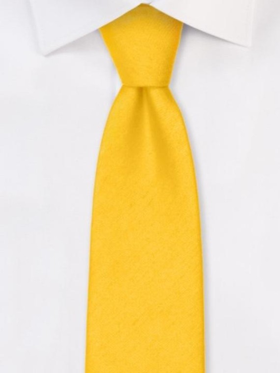 Golden Yellow Neck Tie
