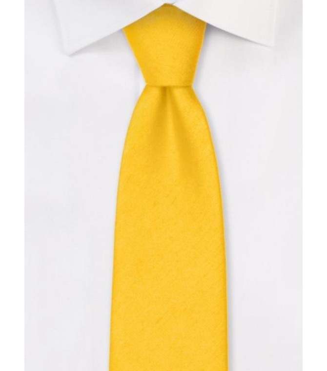 Golden Yellow Neck Tie | Custom Color Tie Maker - Uniform Tailor