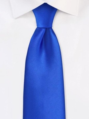 Personalized Solid Royal Blue Formal Tie Personalized Solid Royal Blue Formal Tie