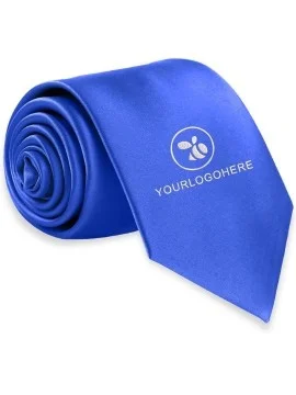 Personalized Solid Royal Blue Formal Tie