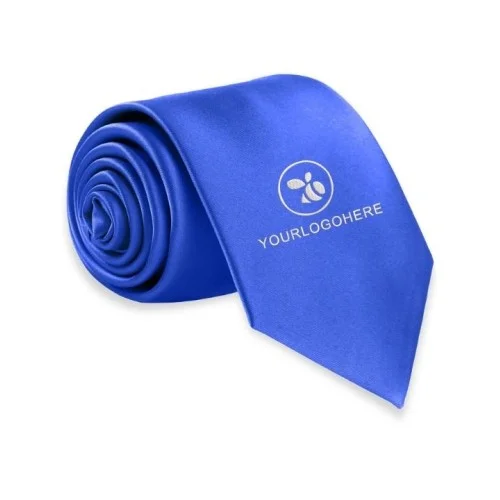 Personalized Solid Royal Blue Formal Tie