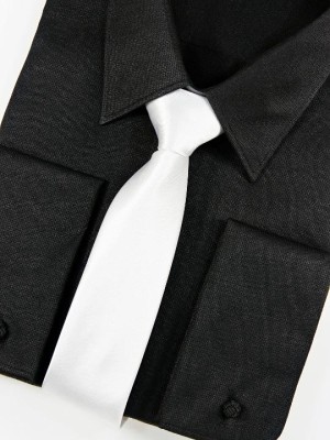 Trendy White Logo Tie Trendy White Logo Tie