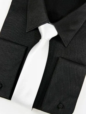 Trendy White Logo Tie Trendy White Logo Tie