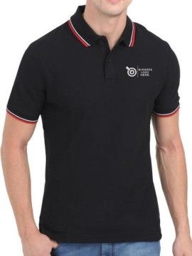 Marks & Spencer Black Polo T Shirt