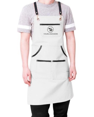 Personalized Cross-Back Apron with Logo 
