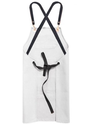 Personalized Cross-Back Apron with Logo 