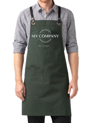 Professional Kitchen Apron Timber Green