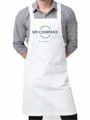 Professional Kitchen Apron with Customized Logo