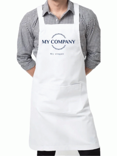 Professional Kitchen Apron with Customized Logo