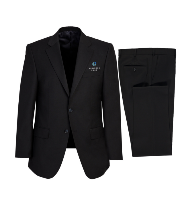 Customized Black Business Suit