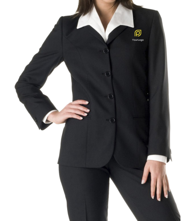 Womens Black Business Suit  Formal Wear - Uniform Tailor