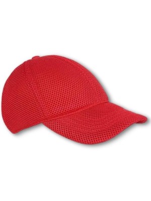 Custom logo Airy Mesh Baseball Cap Red