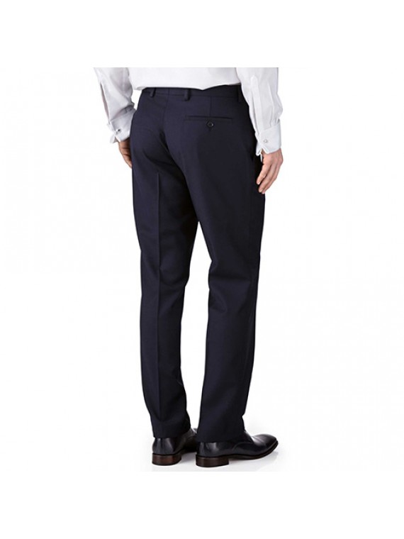 Buy Tommy Hilfiger Navy Regular Fit Trousers for Men Online  Tata CLiQ  Luxury