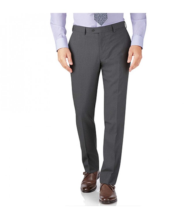 Harcourt Tailored Suit Trousers Silver