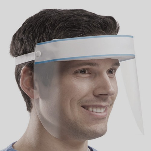 Blue Full Face Shields 9x13 Inch