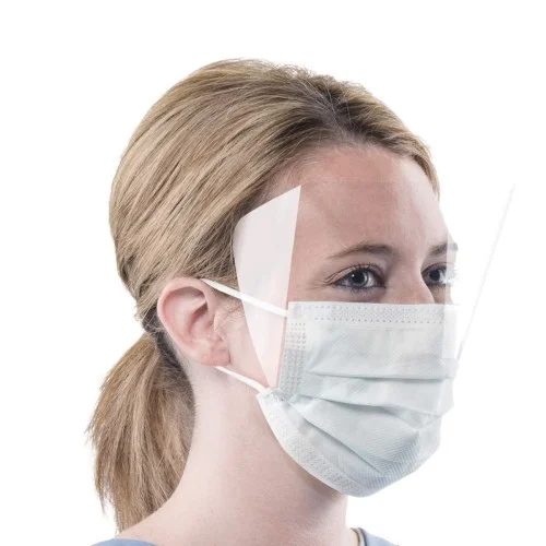 Face Mask Attached Shield
